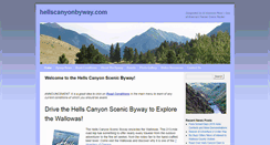 Desktop Screenshot of hellscanyonbyway.com